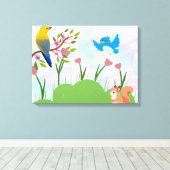 「春のセレナーデ」 キャンバスプリント (インサイチュ (ウッドフロア))