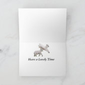 春のタイムラブス付きイースターカード カード (内部)