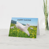 春のタイムラブス付きイースターカード カード (正面)