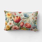 春のチャーム フラワー ピロー (裏面)