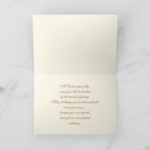 春のチューリップのイースター挨拶状 シーズンカード (内部)