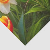 春のチューリップ水仙ヒヤシンス花柄ティッシュペーパー 薄葉紙 (詳細)