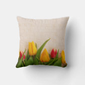 春のチューリップ クッション (裏面)