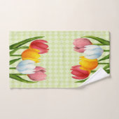 春のチューリップ バスタオルセット (ハンドタオル)