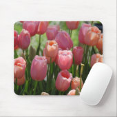 春のチューリップ マウスパッド (マウス)
