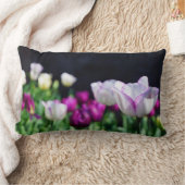春のチューリップ ランバークッション (ブランケット)