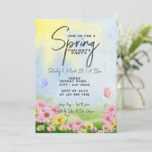 春のテールゲート フレンズギビング グリル&チルパーティー 招待状 (スタンド正面)