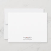 春のデイジーのメッセージカード ノートカード (裏面)