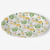 春のデイジー ペーパープレート (アングル)