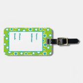 春のデイジー ラゲッジタグ (正面横)