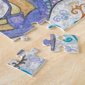 春のドラゴン ジグソーパズル (側面)