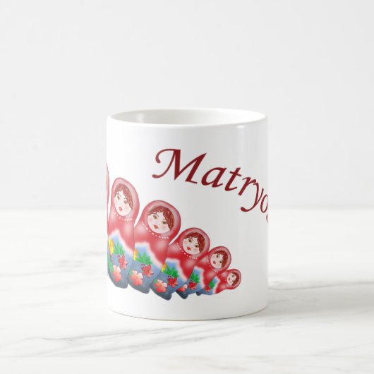 春のネスティング人形 コーヒーマグカップ (中央)