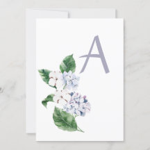 春のハイドランジア　アルファベットカスタマイズ可能