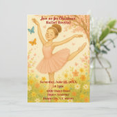 春のバレエの夢ダンスリサイタル 招待状 (スタンド正面)