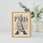 春のパリ ポストカード (スタンド正面)