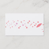 春のヒマワリの名刺のテンプレート 名刺 (裏面)