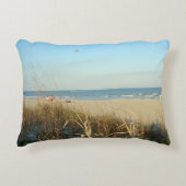 春のビーチ場面第3 アクセントクッション (正面)