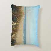 春のビーチ場面第3 アクセントクッション (裏面(縦))