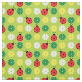 春のピクルボールを新鮮な緑のカスタムサイズに ファブリック (見本)