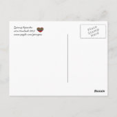 春のピサンカ ポストカード (裏面)