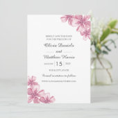 春のピンクの桜。花のウェディング セーブザデート (スタンド正面)