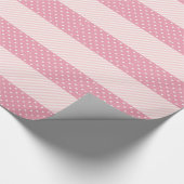 春のピンクパターン ラッピングペーパー (角)