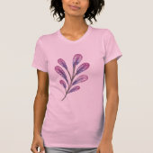 春のファッション、彼女への花のギフト、または芸術的な Tシャツ (正面)