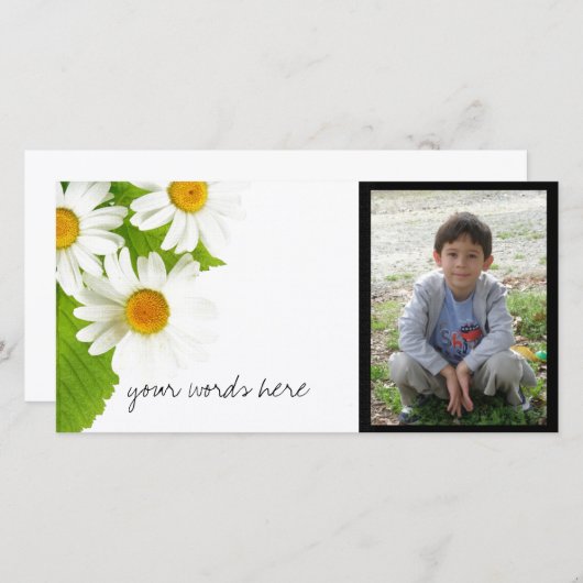 春のフォトカード (正面/裏面)