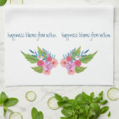 春のフローラ キッチンタオル (折り畳み)