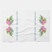 春のフローラ キッチンタオル (横)