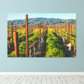 春のブドウ園 キャンバスプリント (インサイチュ (ウッドフロア))