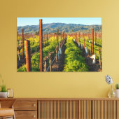 春のブドウ園 キャンバスプリント (インサイチュ (リビング))