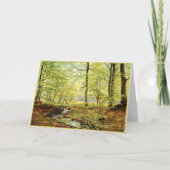 春のブナの木クリスチャン座長 カード (正面)