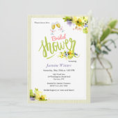春のブライダルシャワーの招待状 招待状 (スタンド正面)