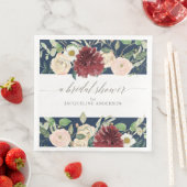 春のブライダルシャワー バーガンディ ローズ フローラル フォリア (インサイチュ)