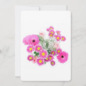 春のブライダルシャワー 招待状 (裏面)