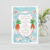 春のブランチ招待状 デジタルダウンロードテンプレート 招待状 (スタンド正面)