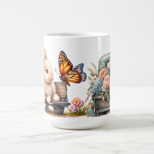 「春のブンニーズ」セラミックマグカップ コーヒーマグカップ (中央)