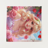 春のプリンセス タペストリー (正面(横))