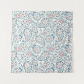 春のペイズリーパターン タペストリー (正面)