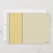 春のボンネットの招待状 招待状 (裏面)