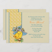 春のボンネットの招待状 招待状 (正面/裏面)