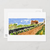 春のポストカードで帰路 ポストカード (正面/裏面)