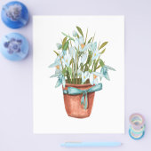 春のポストカード チラシ (シングル)