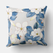 春のマグノリア クッション (裏面)