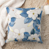 春のマグノリア クッション (ブランケット)