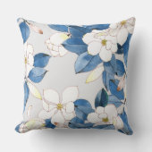 春のマグノリア クッション (正面)