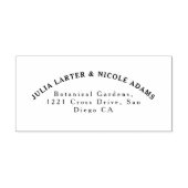 春のマスタードイエロー パープル 牧場の花 ウェディング セルフインキングスタンプ (デザイン)