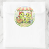 春のマーケット ラウンドシール (バッグ)