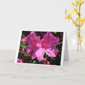 春のメッセージカード カード (黄色い花)